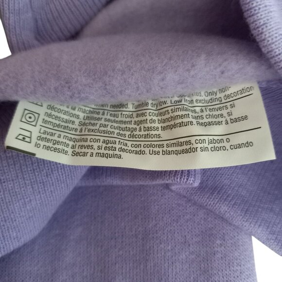 Hanes Size S 6 6X Small Girls City Chic Lavender Purple Hoodie Sweatshirt NEW - Picture 7 of 7